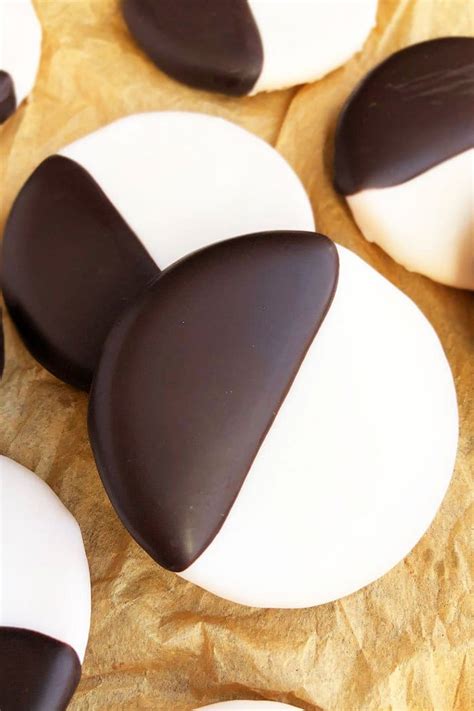 What are those black and white cookies called?